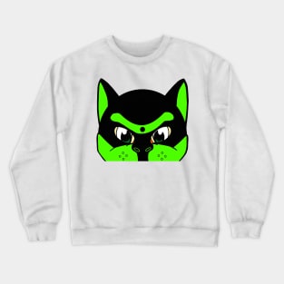 Pop-Up-Pup - Green Crewneck Sweatshirt